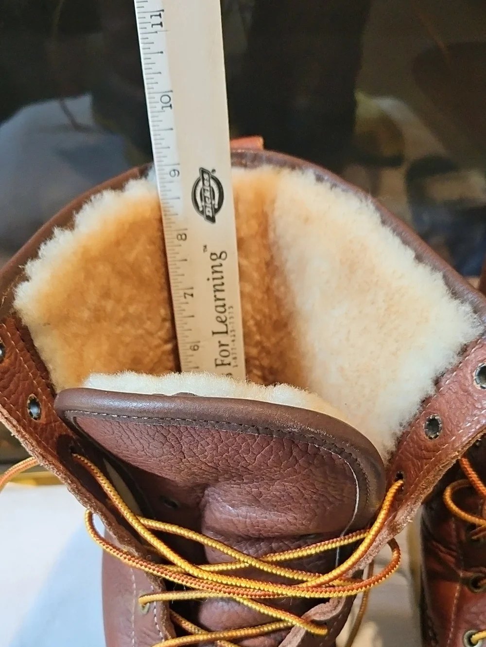 L.L. Bean Duck Boots Men' Size 11 With Shearling Lining Excellent Condition